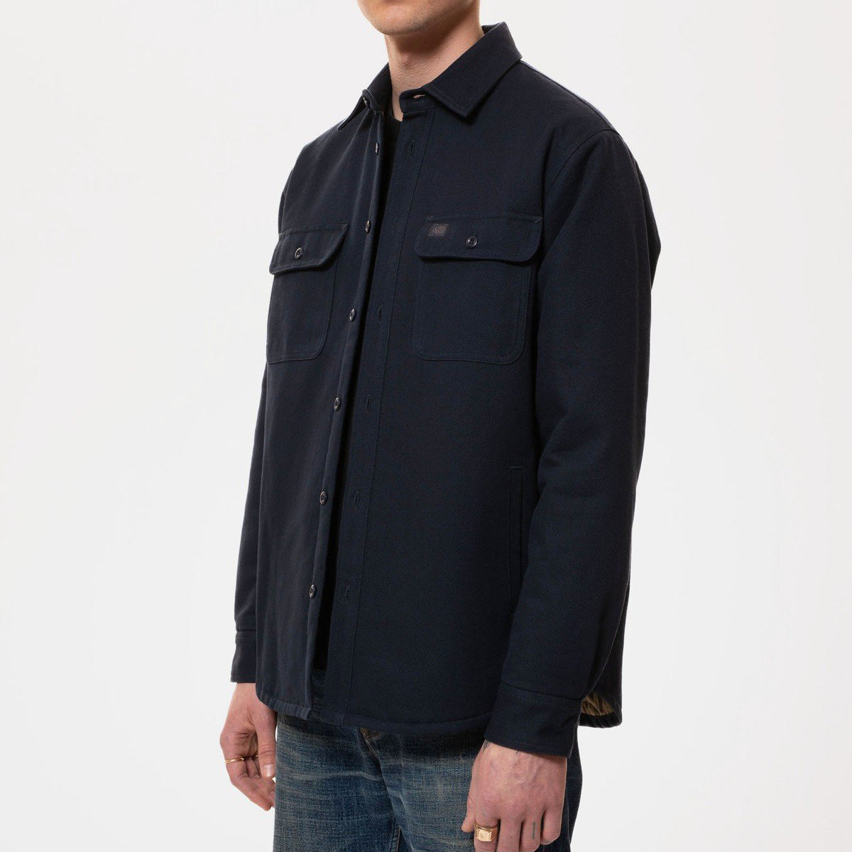 Glenn Padded Shirt - Navy