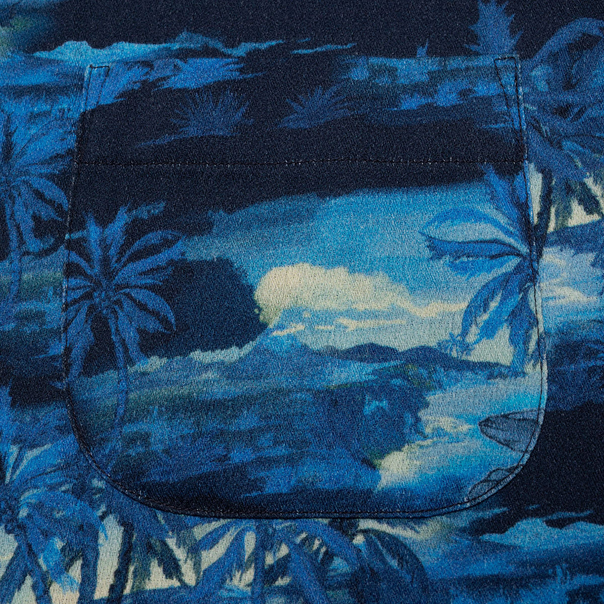 Arvid Pearls Hawaii Shirt - Blueberry