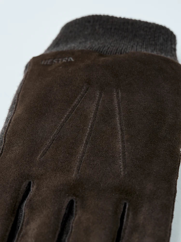 Geoffrey Suede Gloves - Espresso
