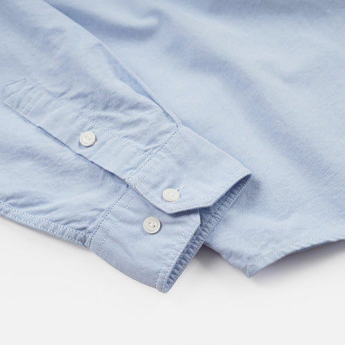 1920s Chambray Work Shirt - Blue