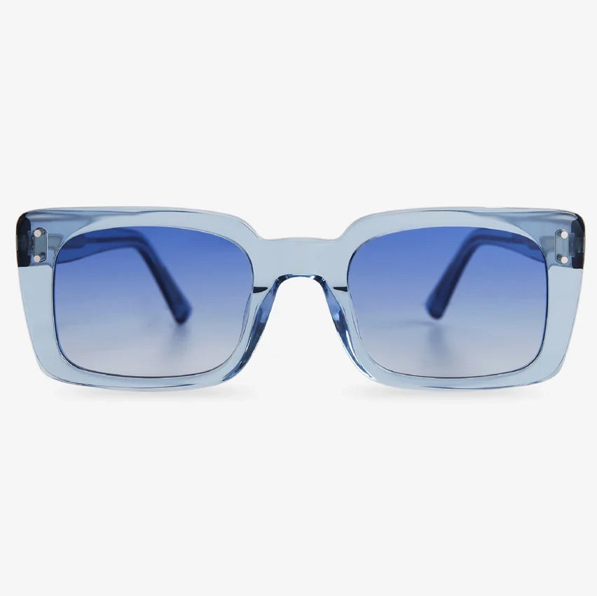 Anna Sunglasses - Blue & Crystal Blue Lens