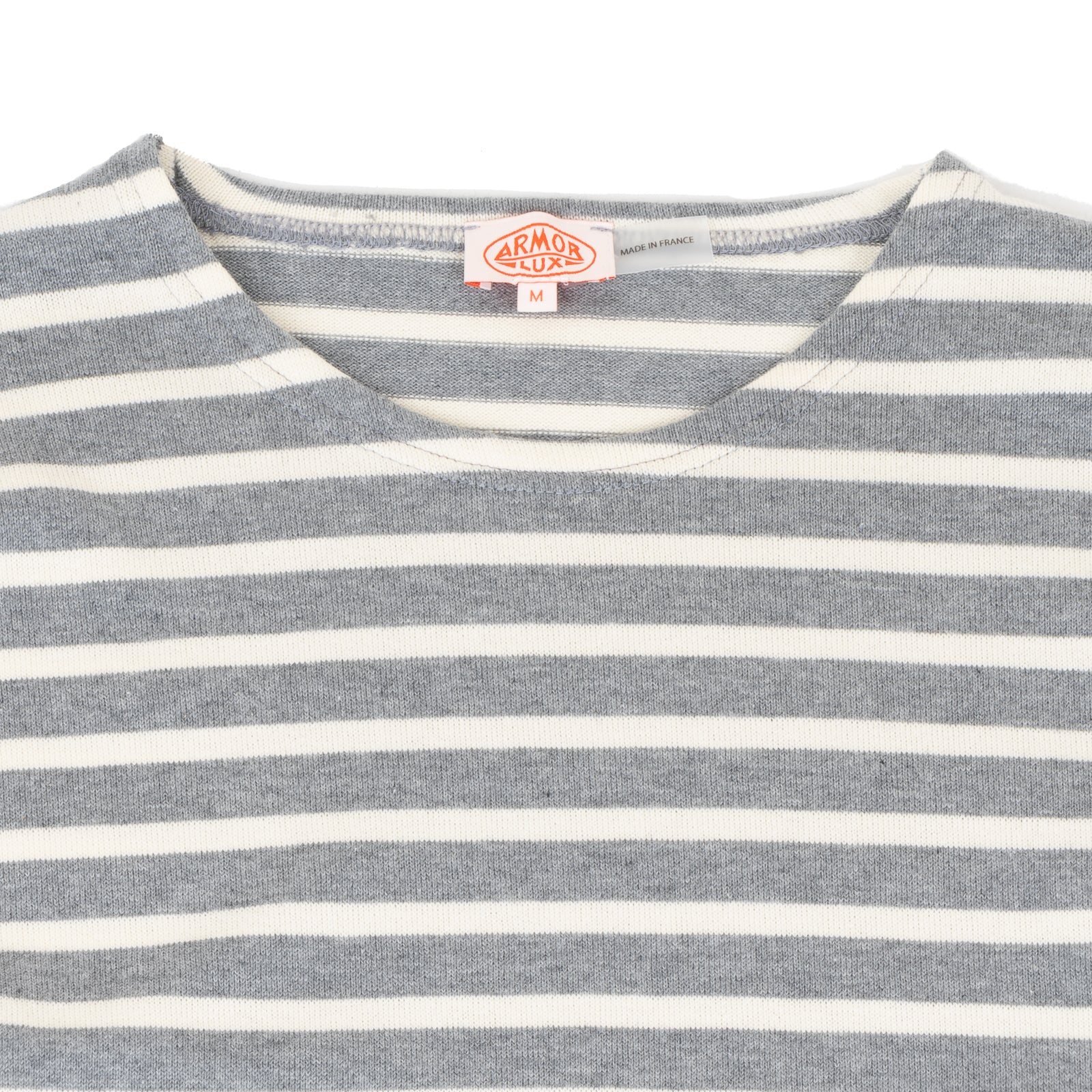 Breton LS Heavyweight T-Shirt - Misty Grey/Nature