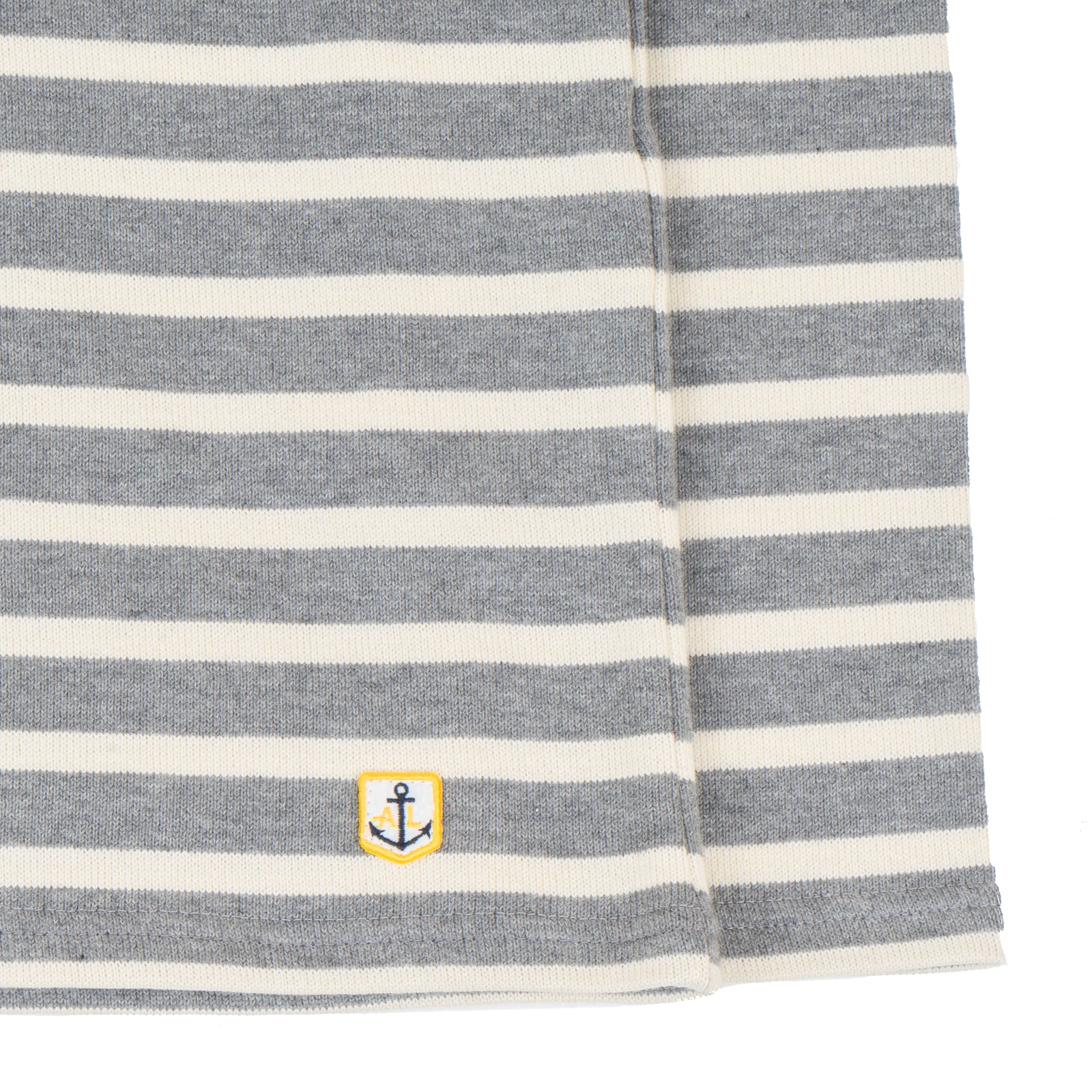 Breton LS Heavyweight T-Shirt - Misty Grey/Nature