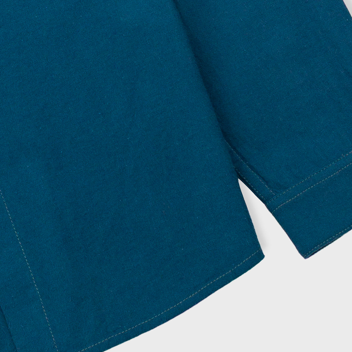 Relaxed Fit Shirt - Storm Blue Flannel