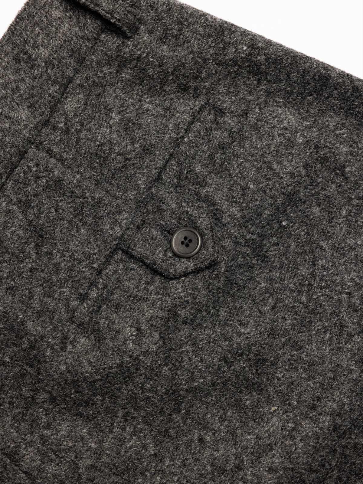 Wick Trouser - Charcoal Bonded Wool Mix
