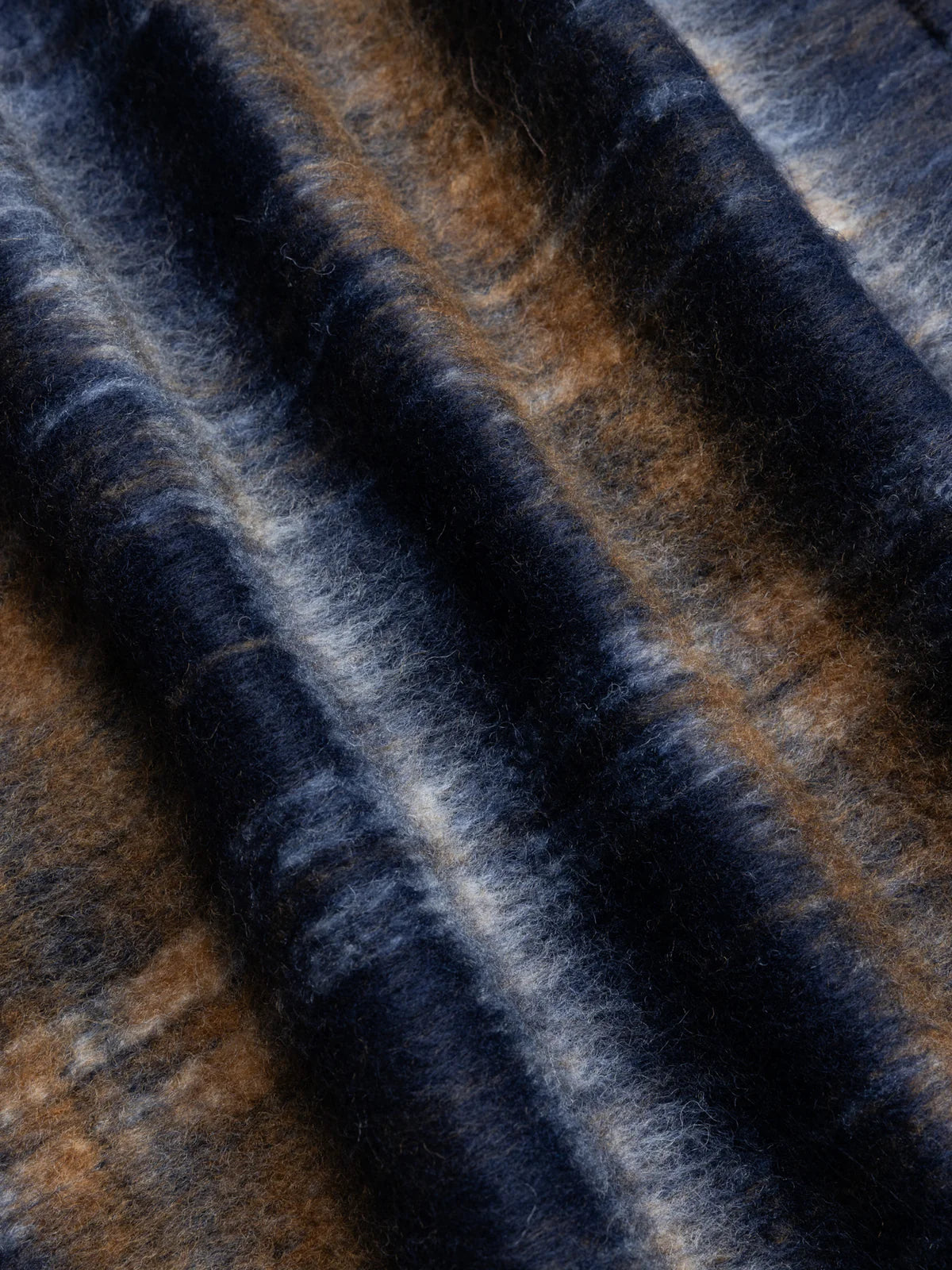 Haston Jacket - Navy Check Brushed Wool