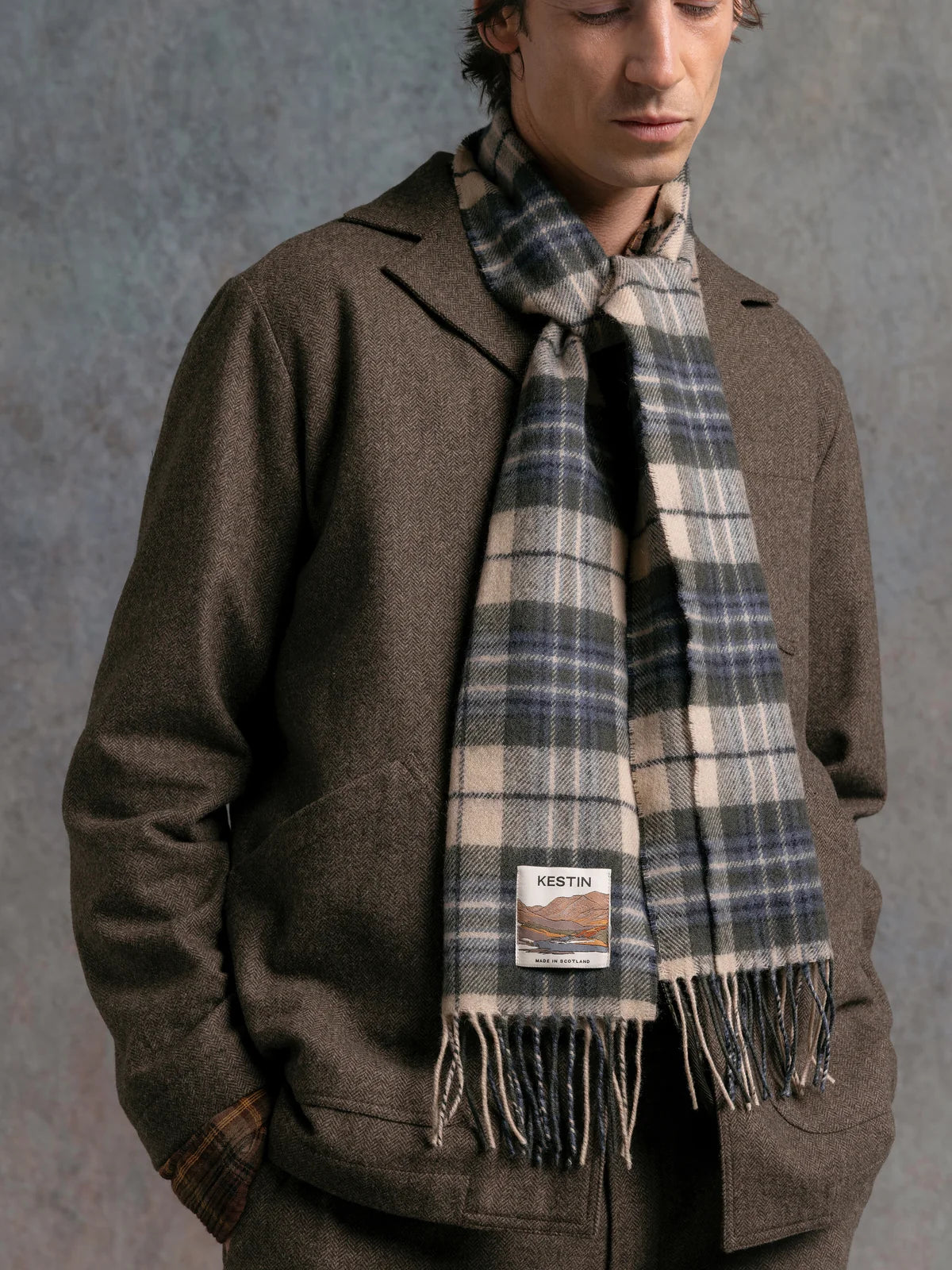 Selkirk Scarf - Kestin Tartan Lambswool