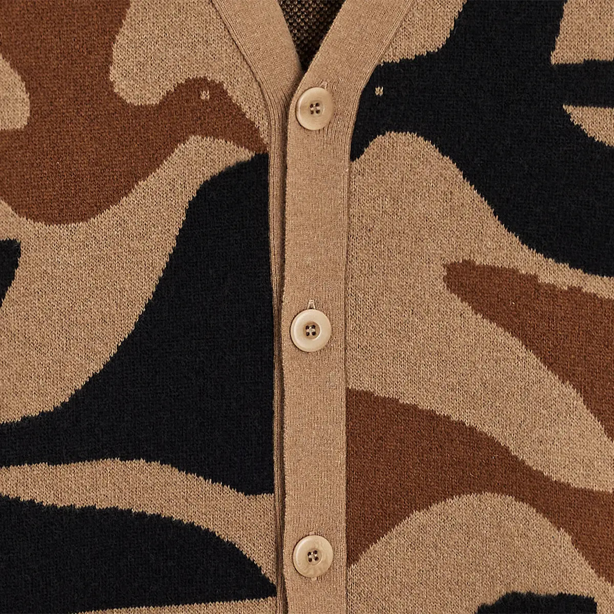 Peace Wool Cardigan - Nuts