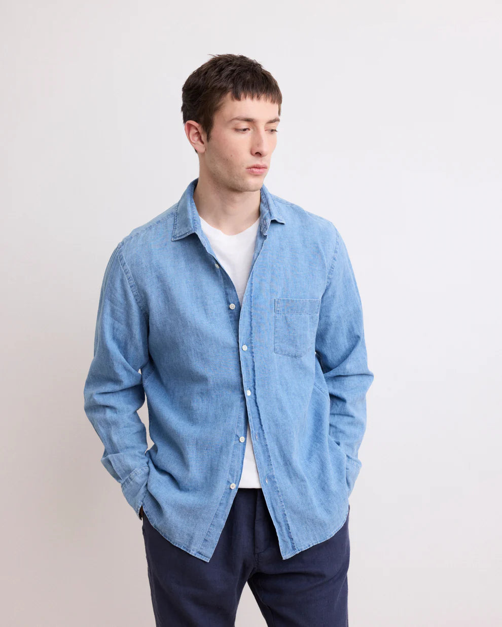 Paul Shirt 11028 - Light Indigo (#02)