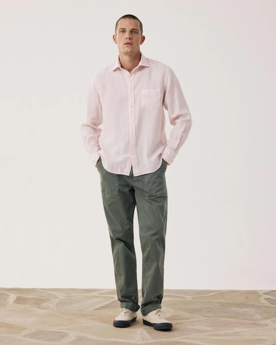 Paul Pat Shirt 1001 - Pink Linen (86)