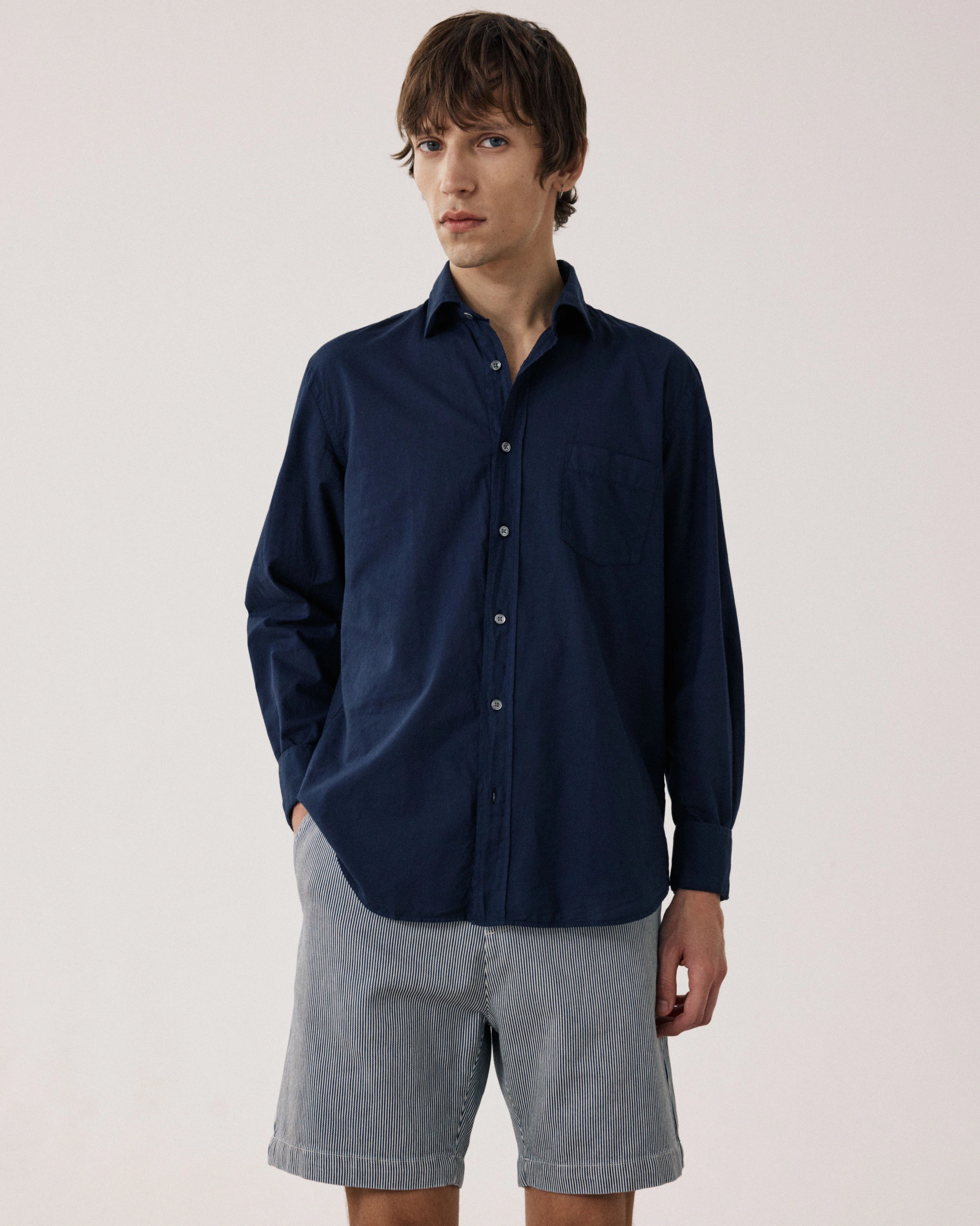 Paul Pat Shirt 1002 - Navy Blue (59)