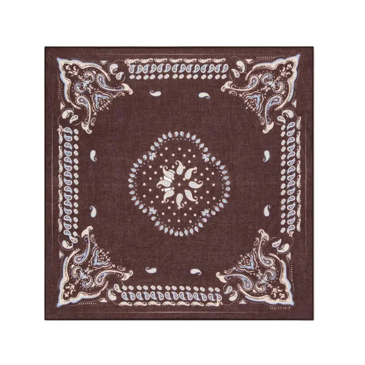 Paisley Neck Scarf - Wood