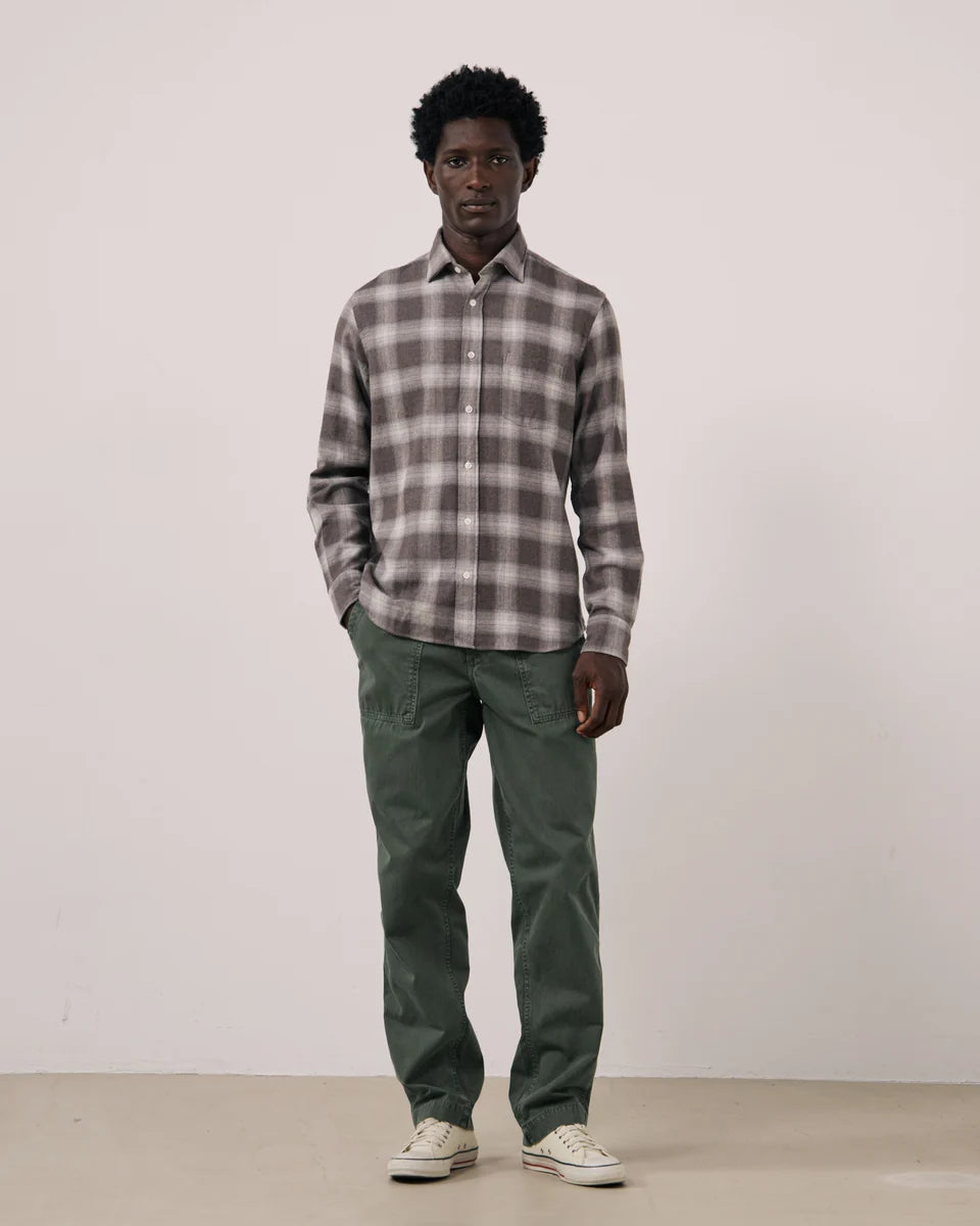 Paul Shirt 1026 - Brown Flannel (#02)