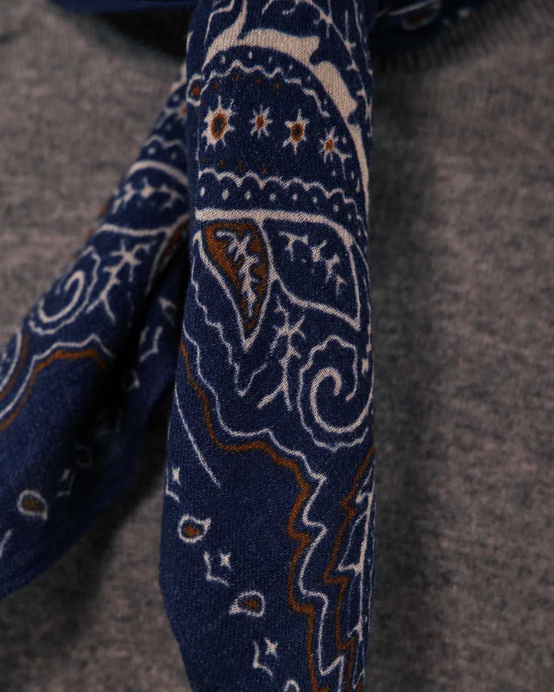 Paisley Scarf 2413 - Navy