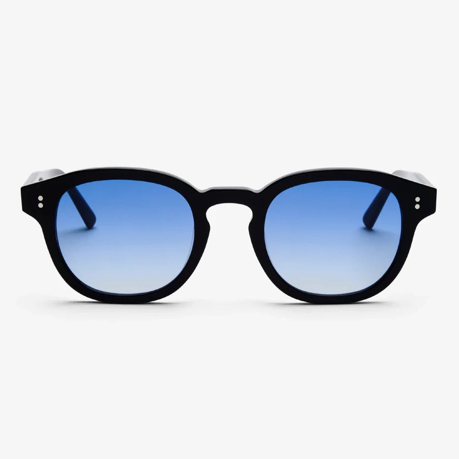 Bille Sunglasses - Black & Gradient Blue Lens