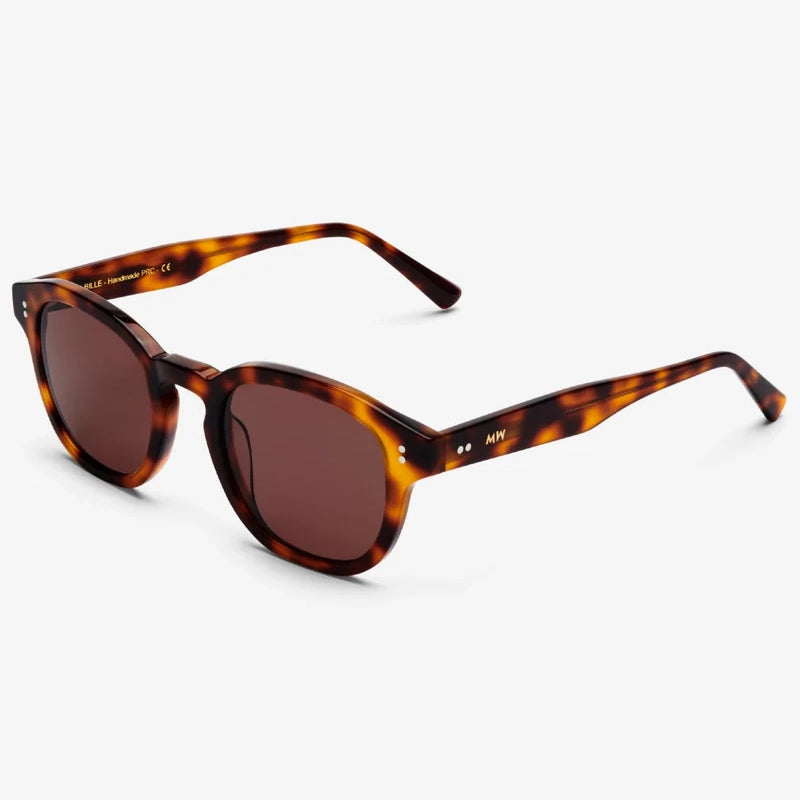 Bille Sunglasses - Tortoise & Gradient Brown Lens