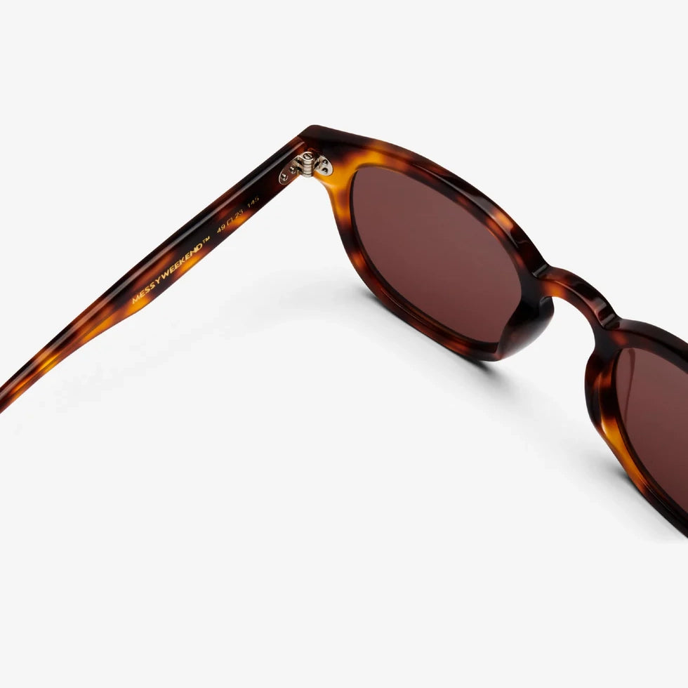 Bille Sunglasses - Tortoise & Gradient Brown Lens