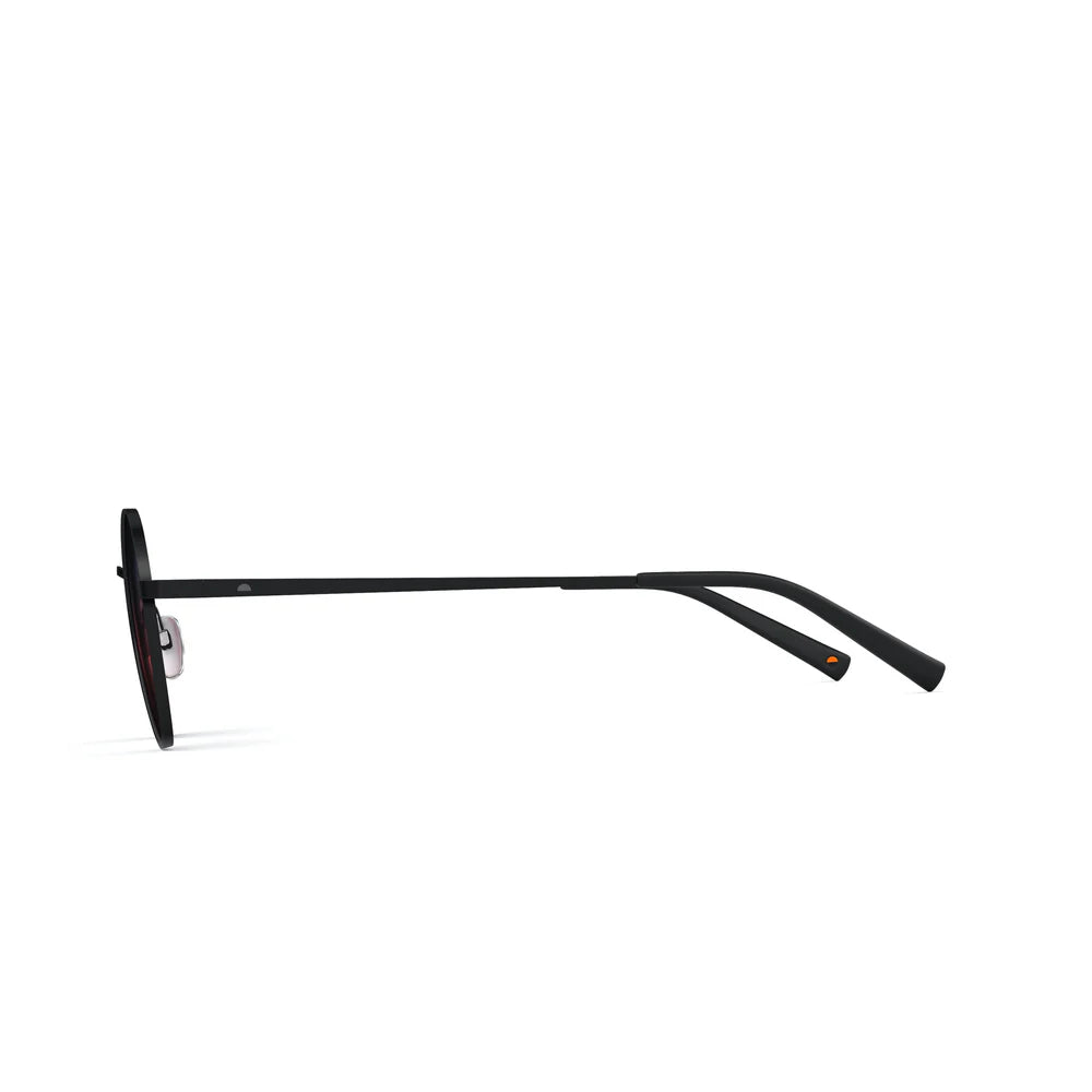 Billy Brushed Black Sunglasses & Boulevard Lens
