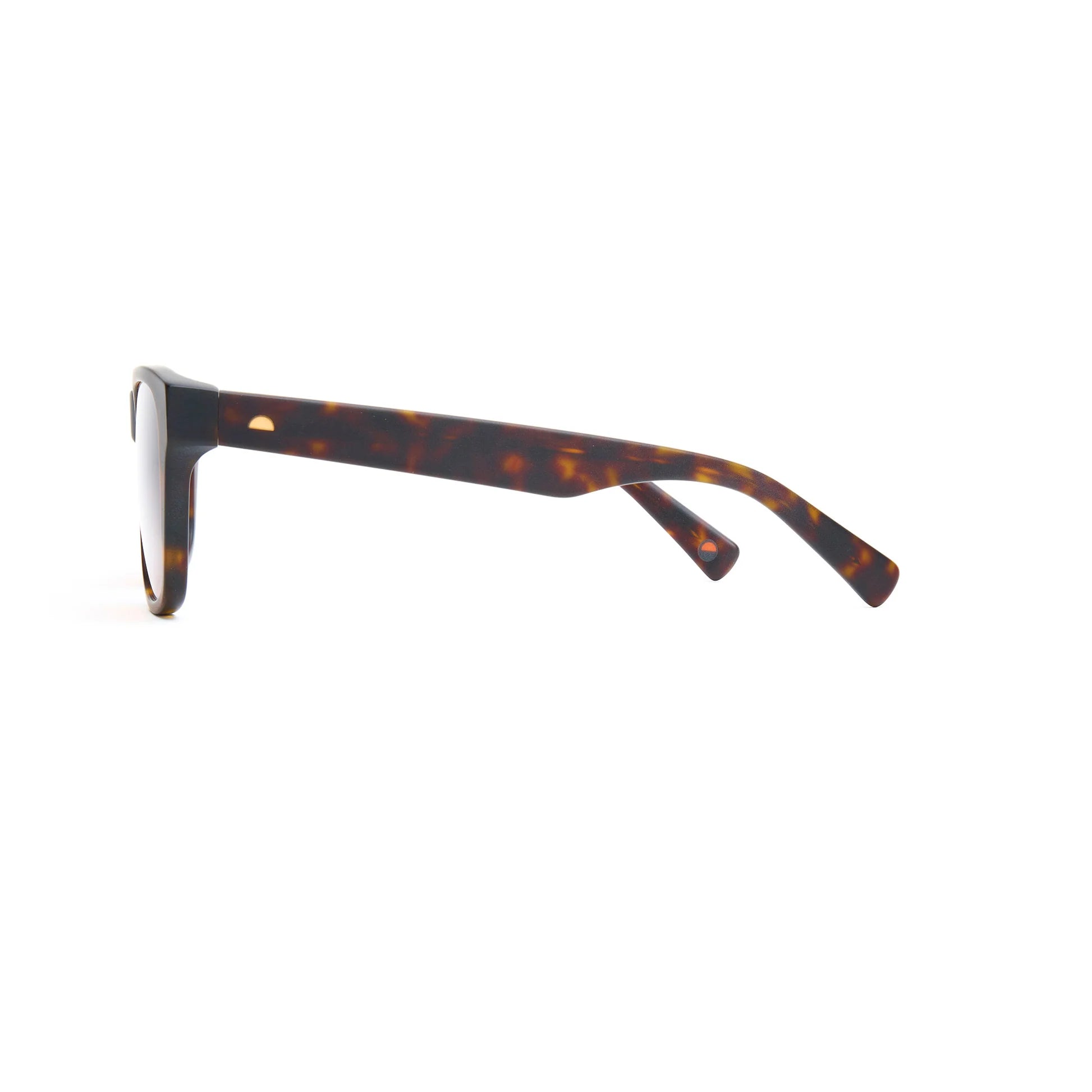 Classic New Matte Dark Tortoise Sunglasses & Original Lens