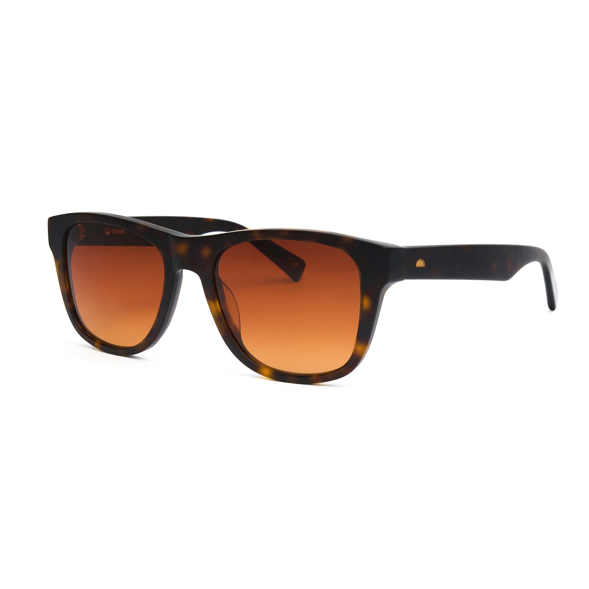 Classic New Matte Dark Tortoise Sunglasses & Original Lens