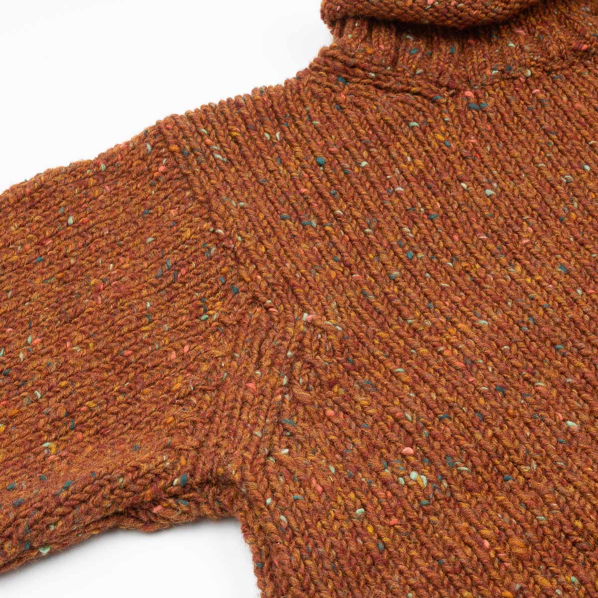 Low Curled Sweater - Copper