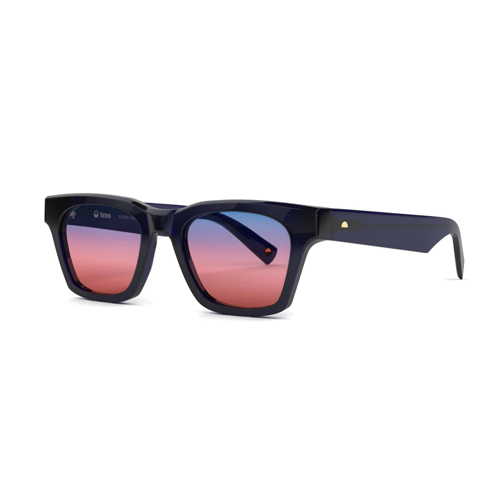 Casey Polished Midnight Sunglasses & Boulevard Lens