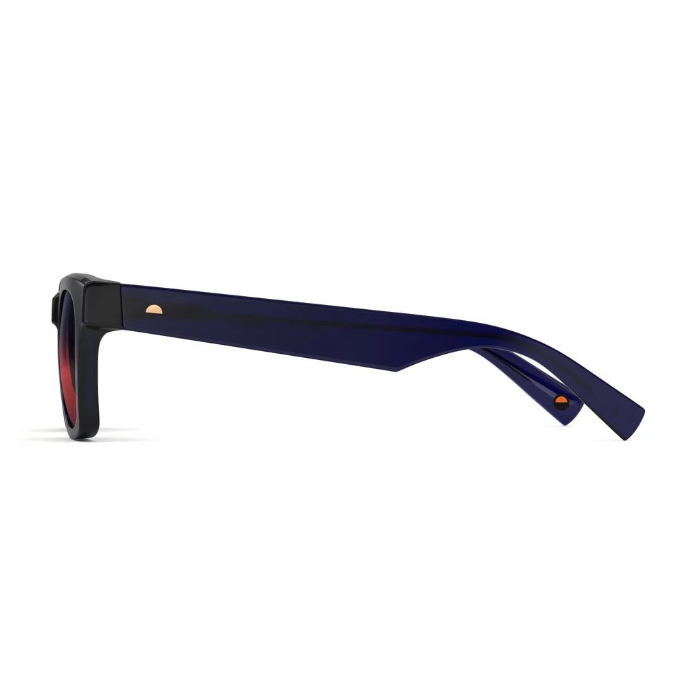 Casey Polished Midnight Sunglasses & Boulevard Lens