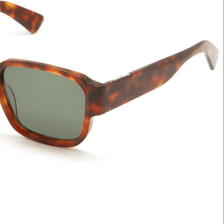 Ced E81 Sunglasses - Tortoiseshell & Green Lens