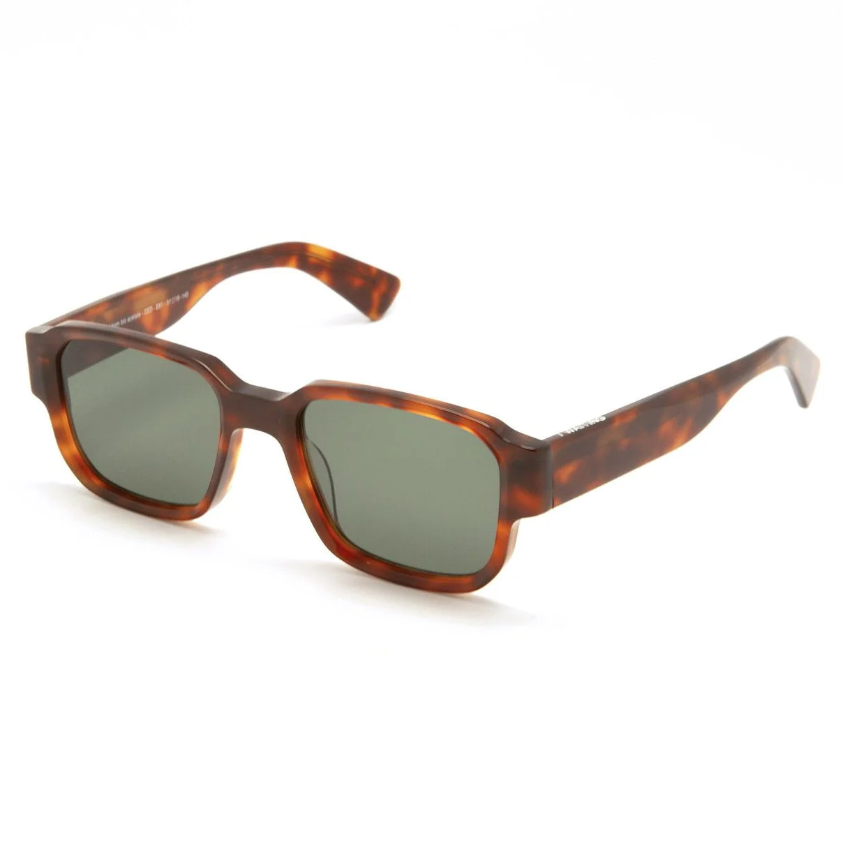 CED E81 Sunglasses - Tortoiseshell & Green Lens