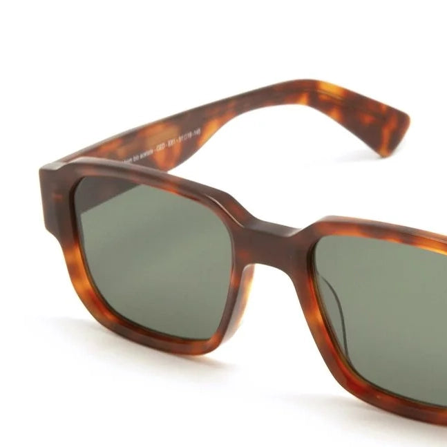 CED E81 Sunglasses - Tortoiseshell & Green Lens