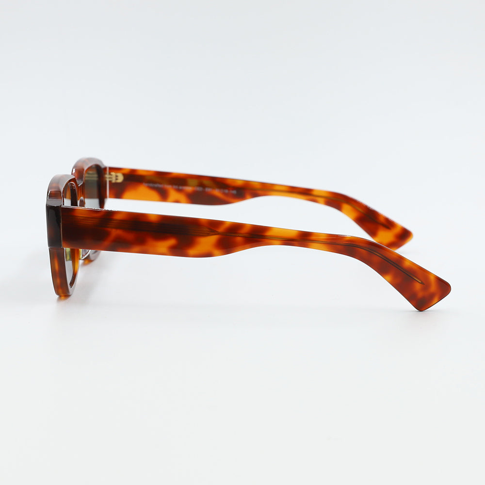 CED E81 Sunglasses - Tortoiseshell & Green Lens