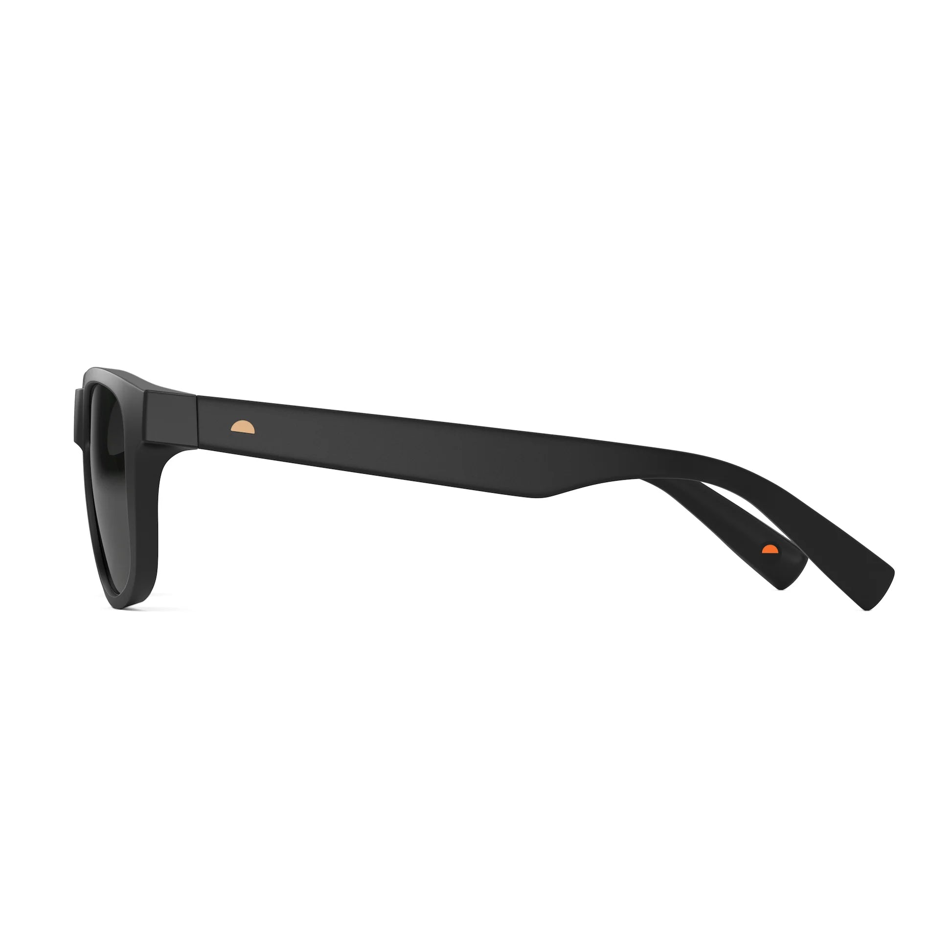 Classic Matte Black Sunglasses & Evergreen Lens