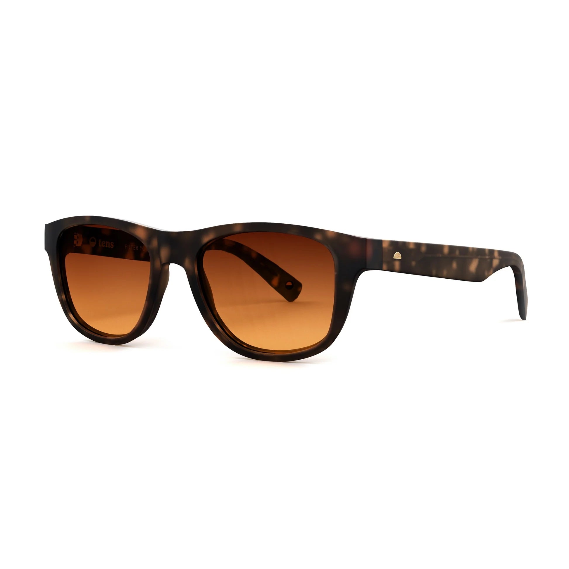 Classic New Matte Dark Tortoise Sunglasses & Polarised Lens