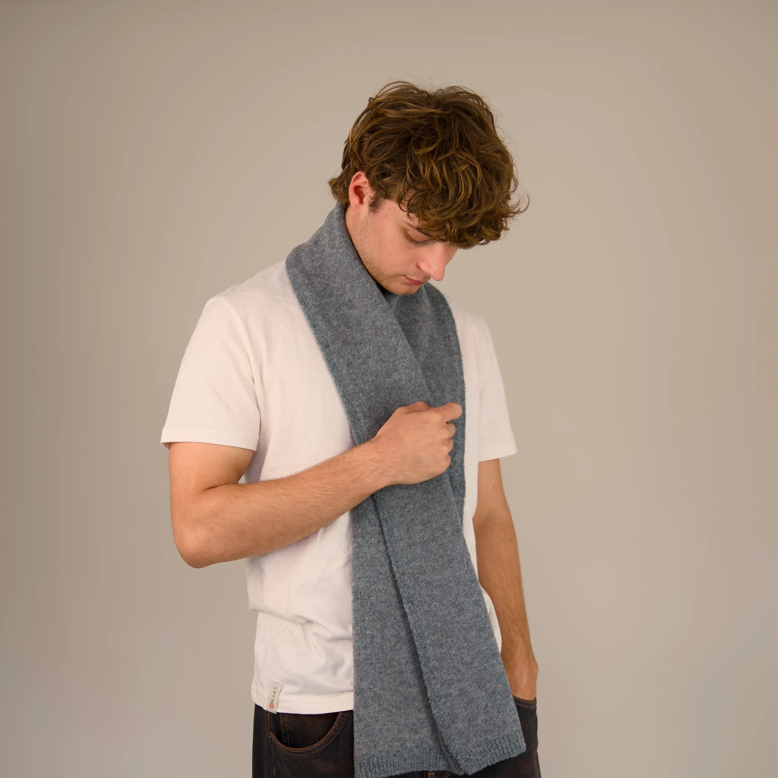 Piccadilly Scarf - Mid Grey