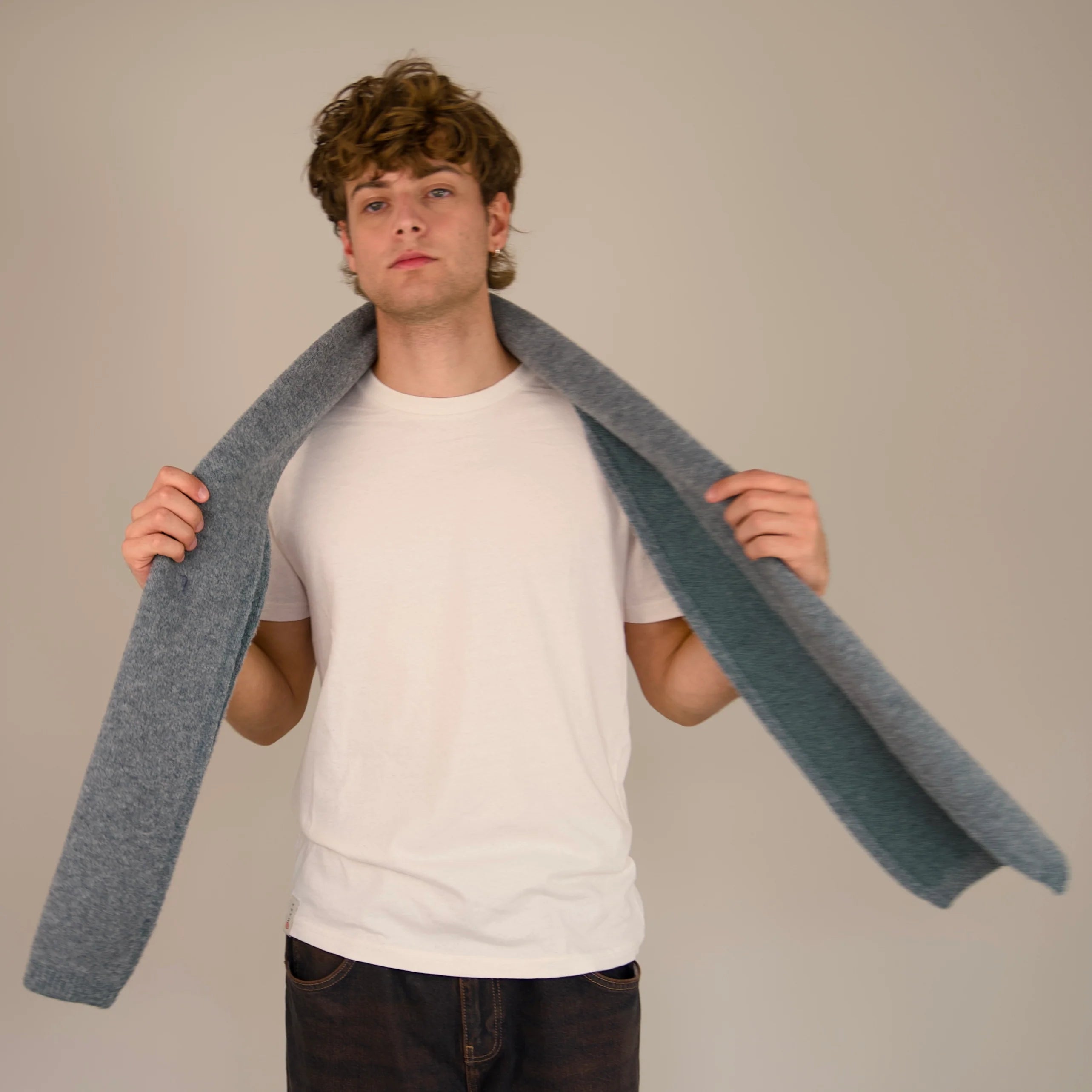 Piccadilly Scarf - Mid Grey