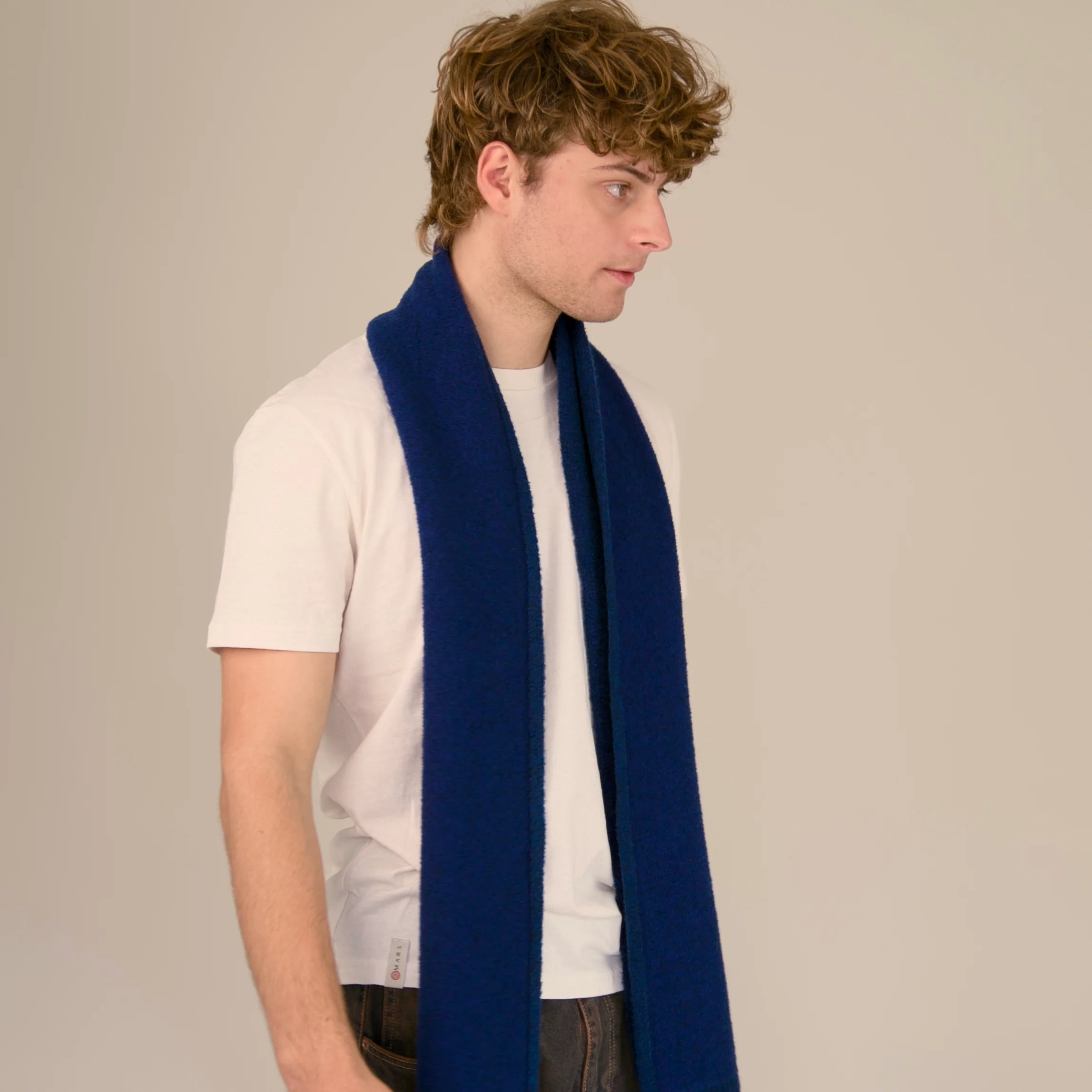Piccadilly Scarf - Prussian Blue