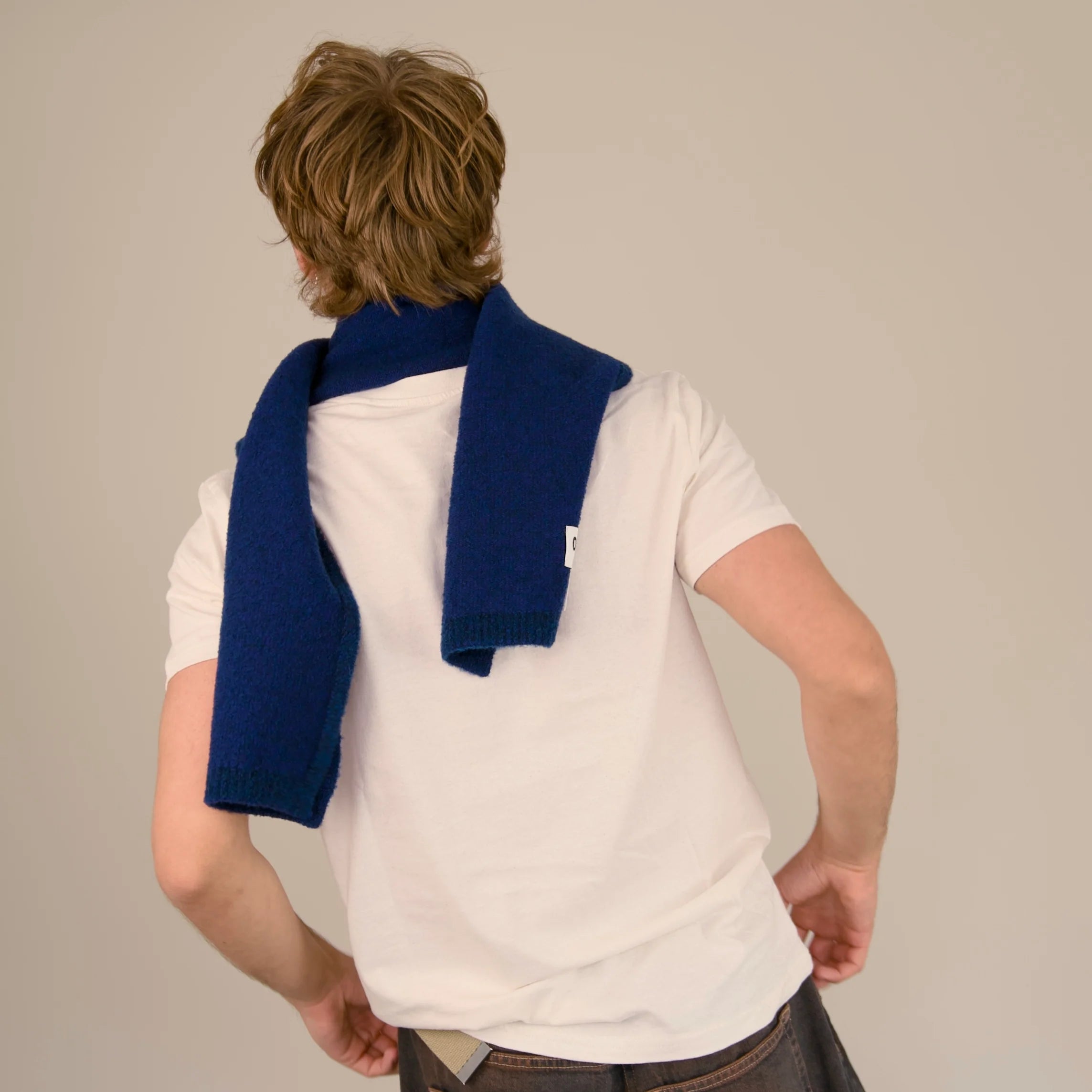 Piccadilly Scarf - Prussian Blue
