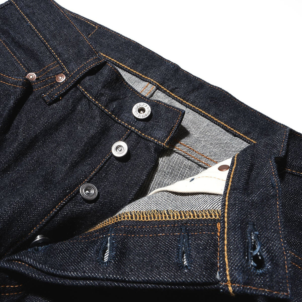 Heavy Gauge 17oz M1803 Straight Jeans - One Wash