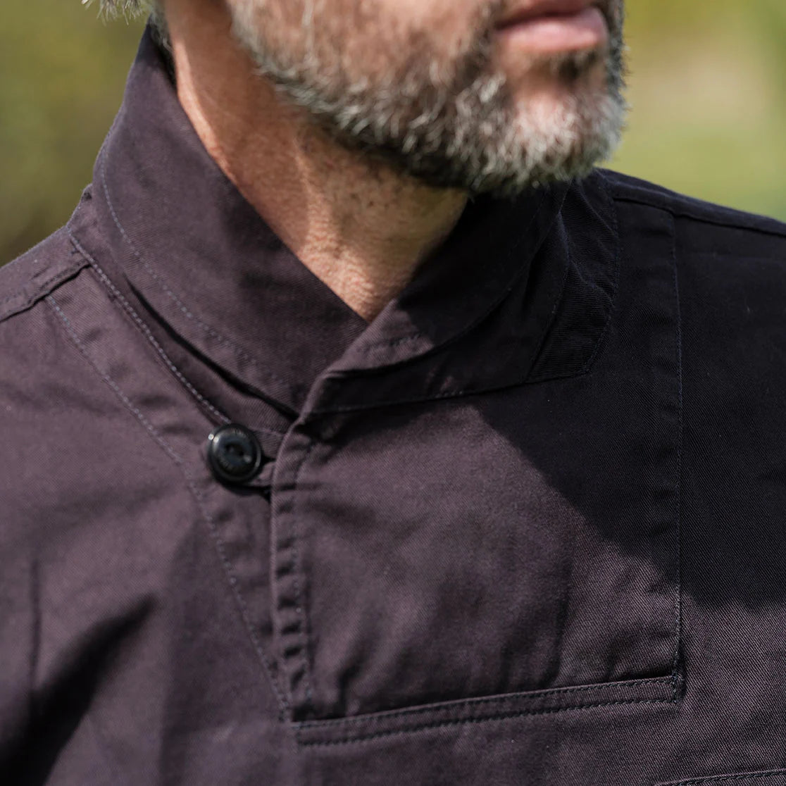 The Shawl Collar Smock - Indigo