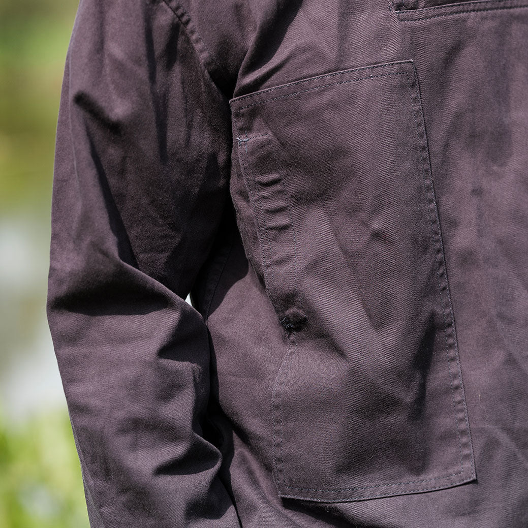 The Shawl Collar Smock - Indigo