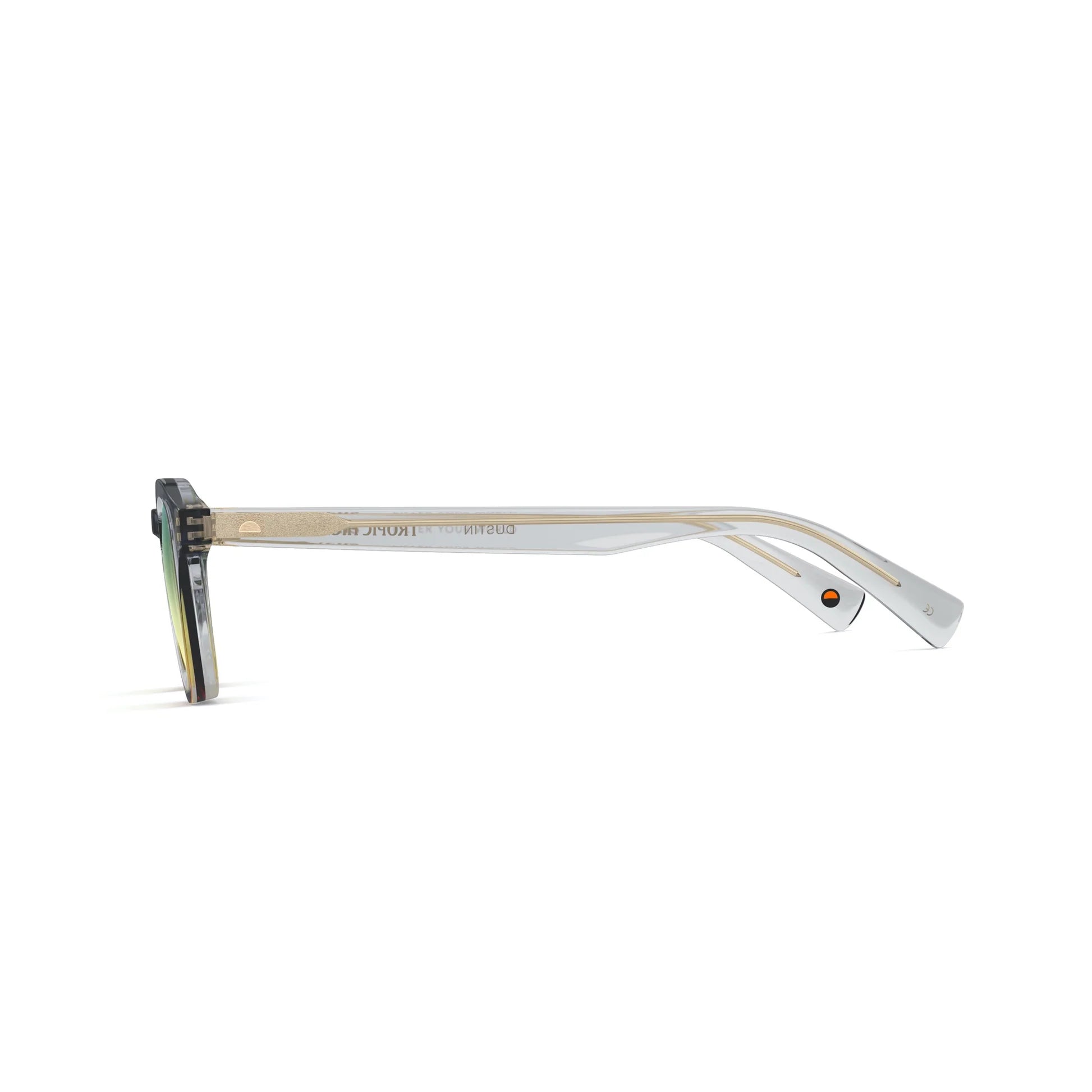 Dustin Grey Crystal Sunglasses & Tropic High Lens