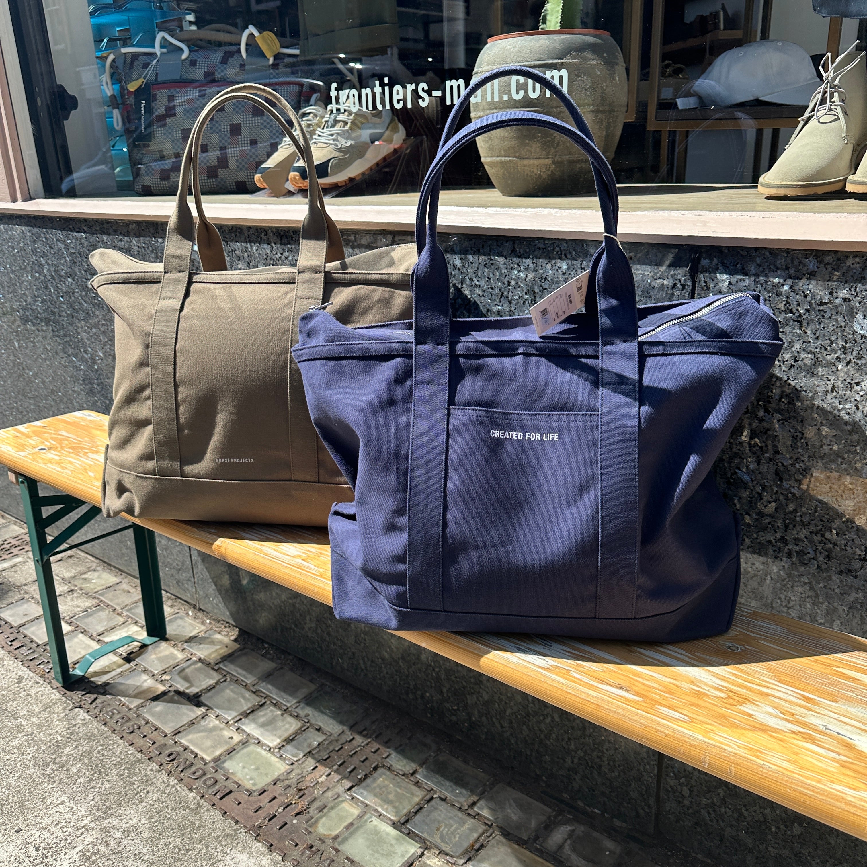 Stefan Cotton Canvas Bag - Dark Navy