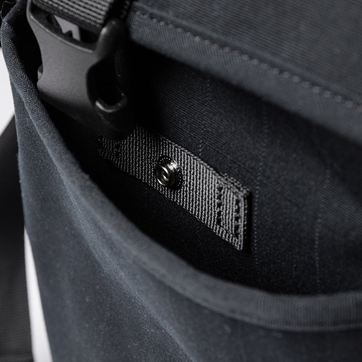 Ripstop Messenger Bag - Black