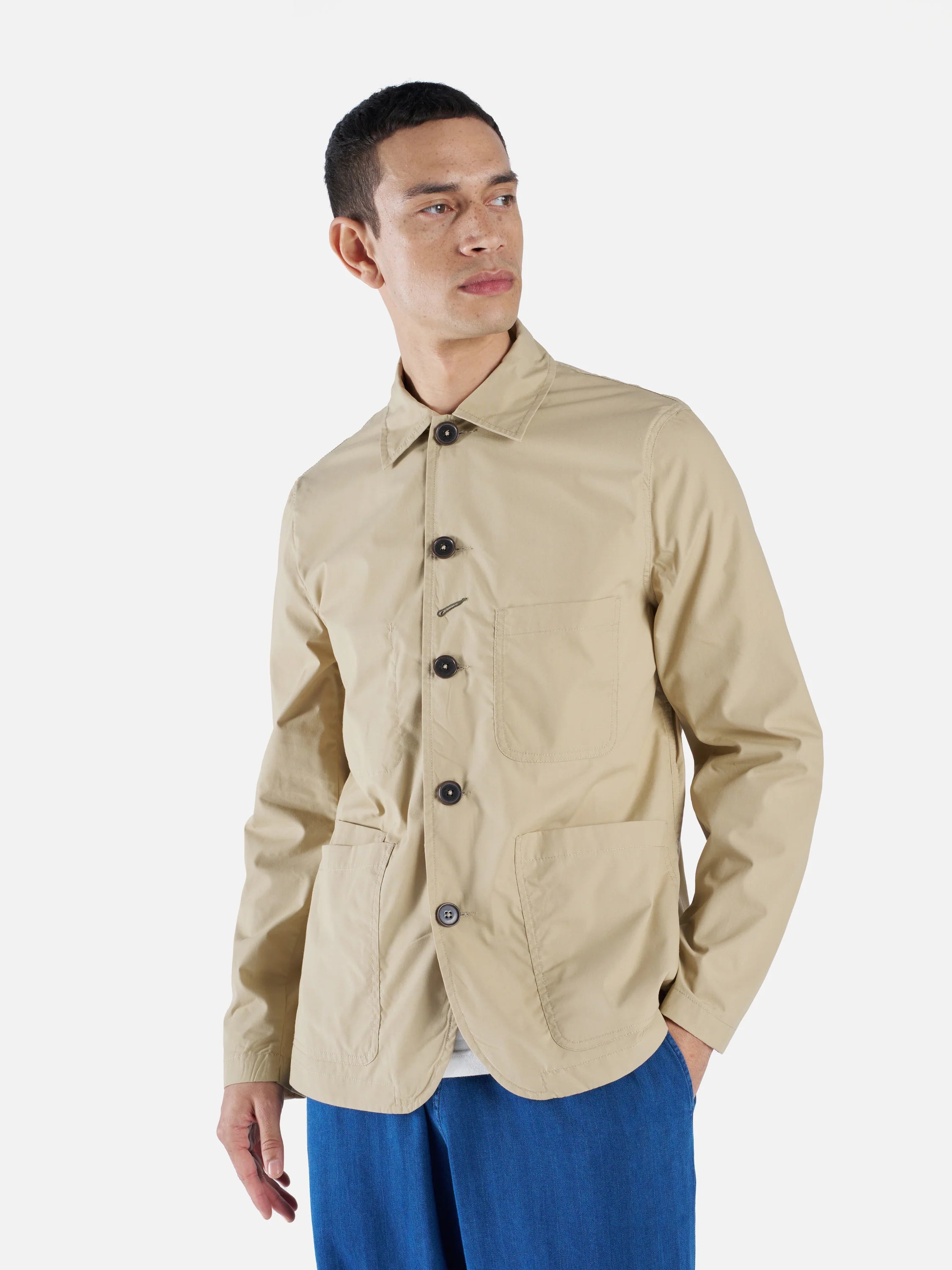 Bakers Jacket - Sand Recycled Poly Tech