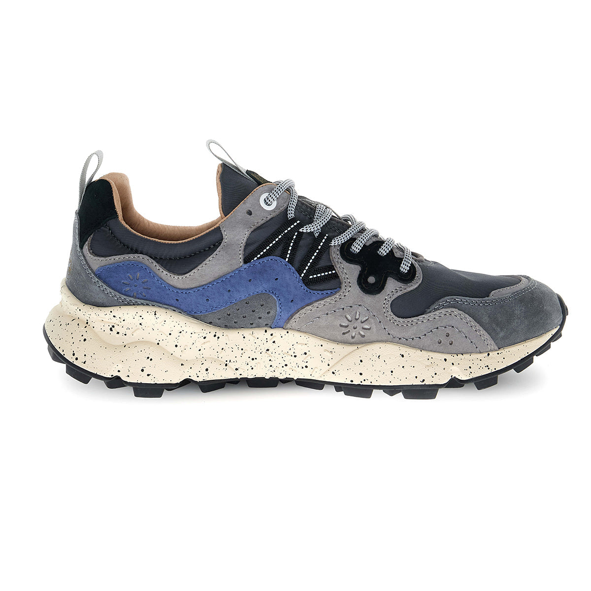 Yamano 3 Man Trainers - Dark Grey/Grey/Navy