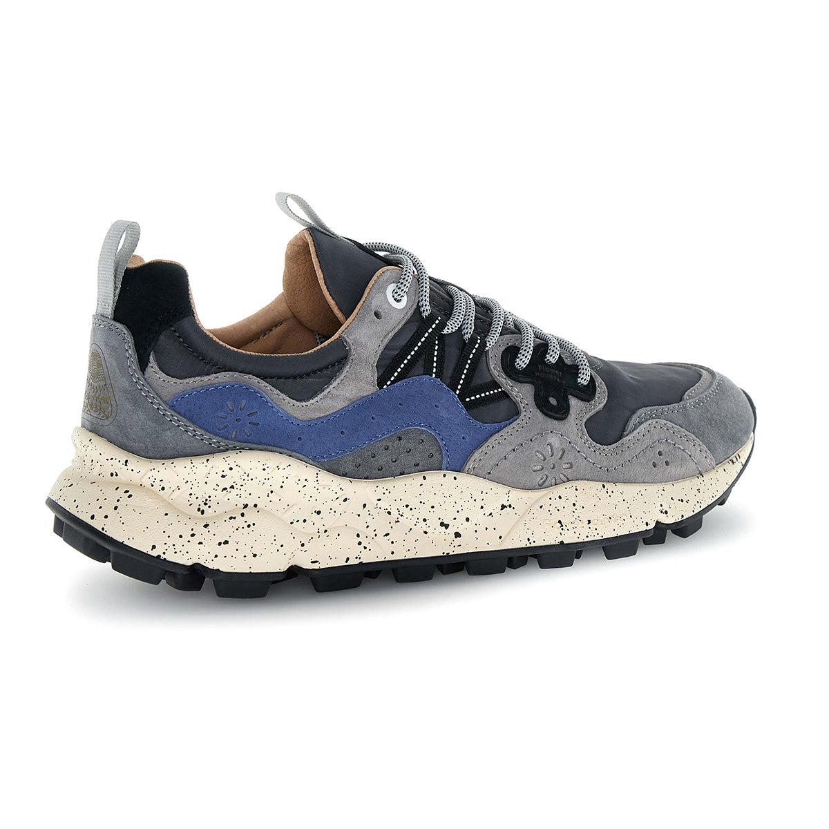 Yamano 3 Man Trainers - Dark Grey/Grey/Navy