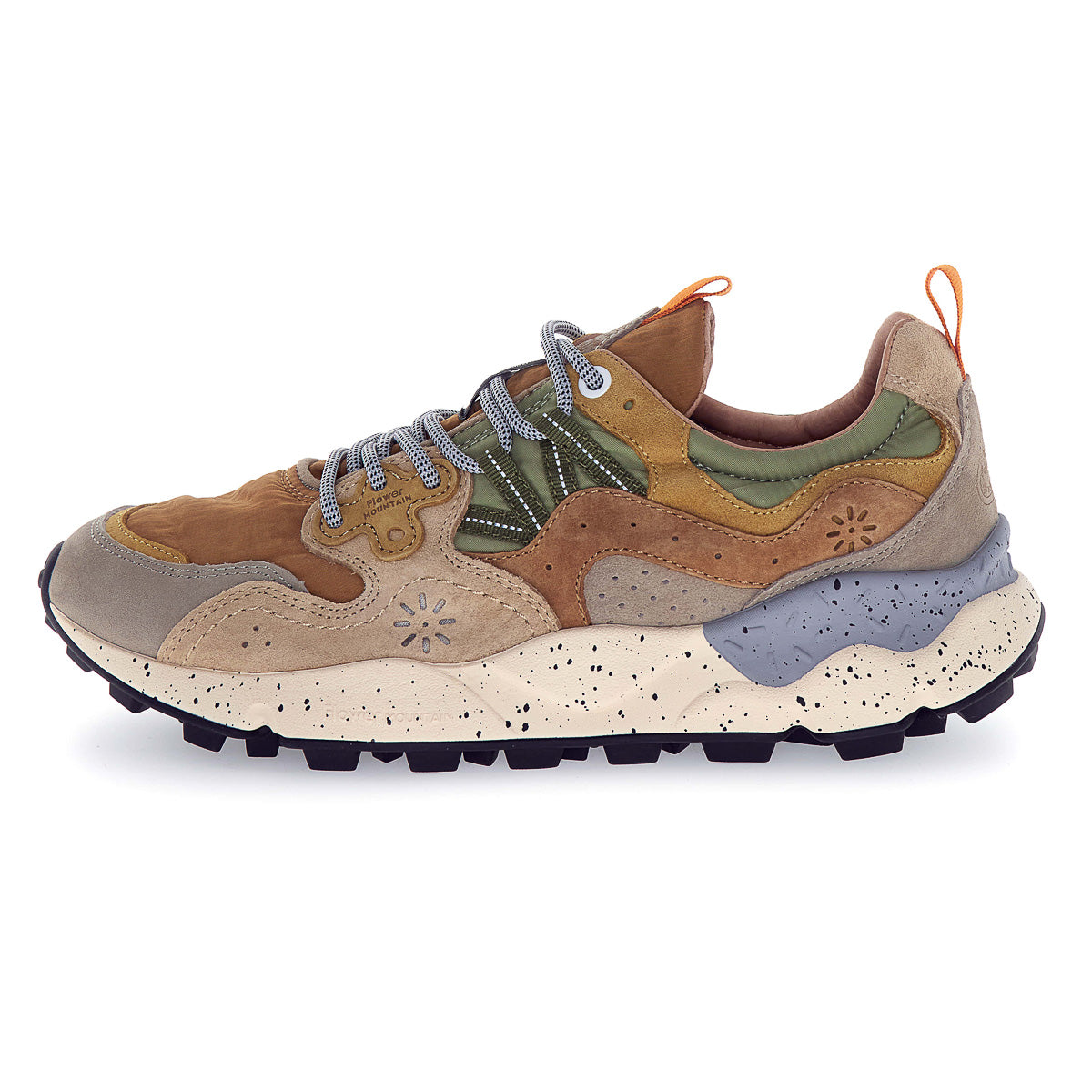 Yamano 3 Man Trainers - Grey/Light Brown/Beige