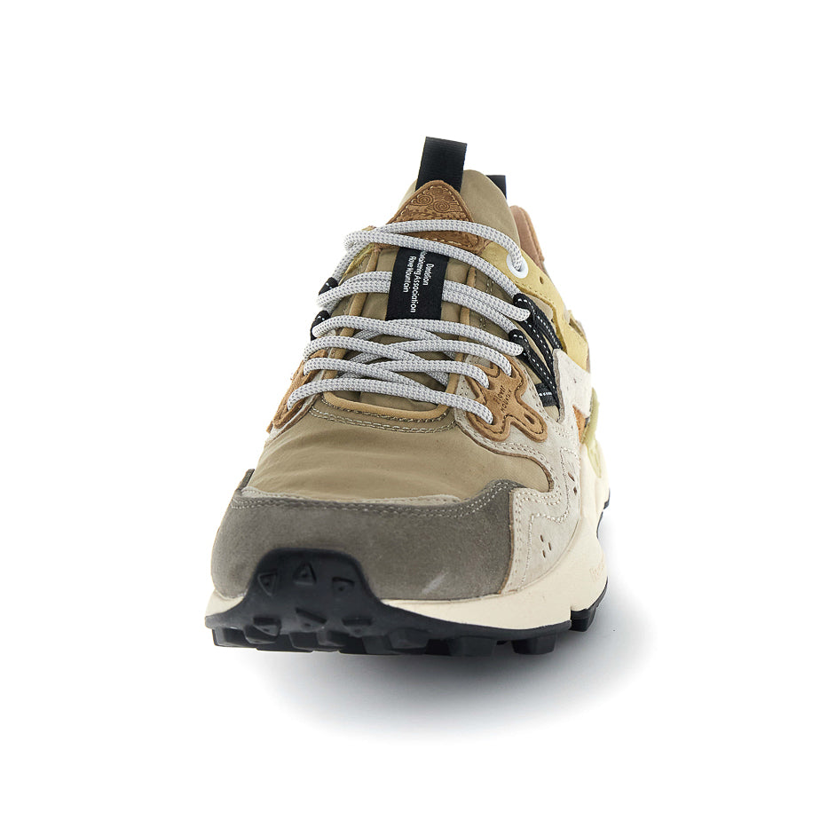 Yamano 3 Man Trainers - Mud/Taupe/Milk