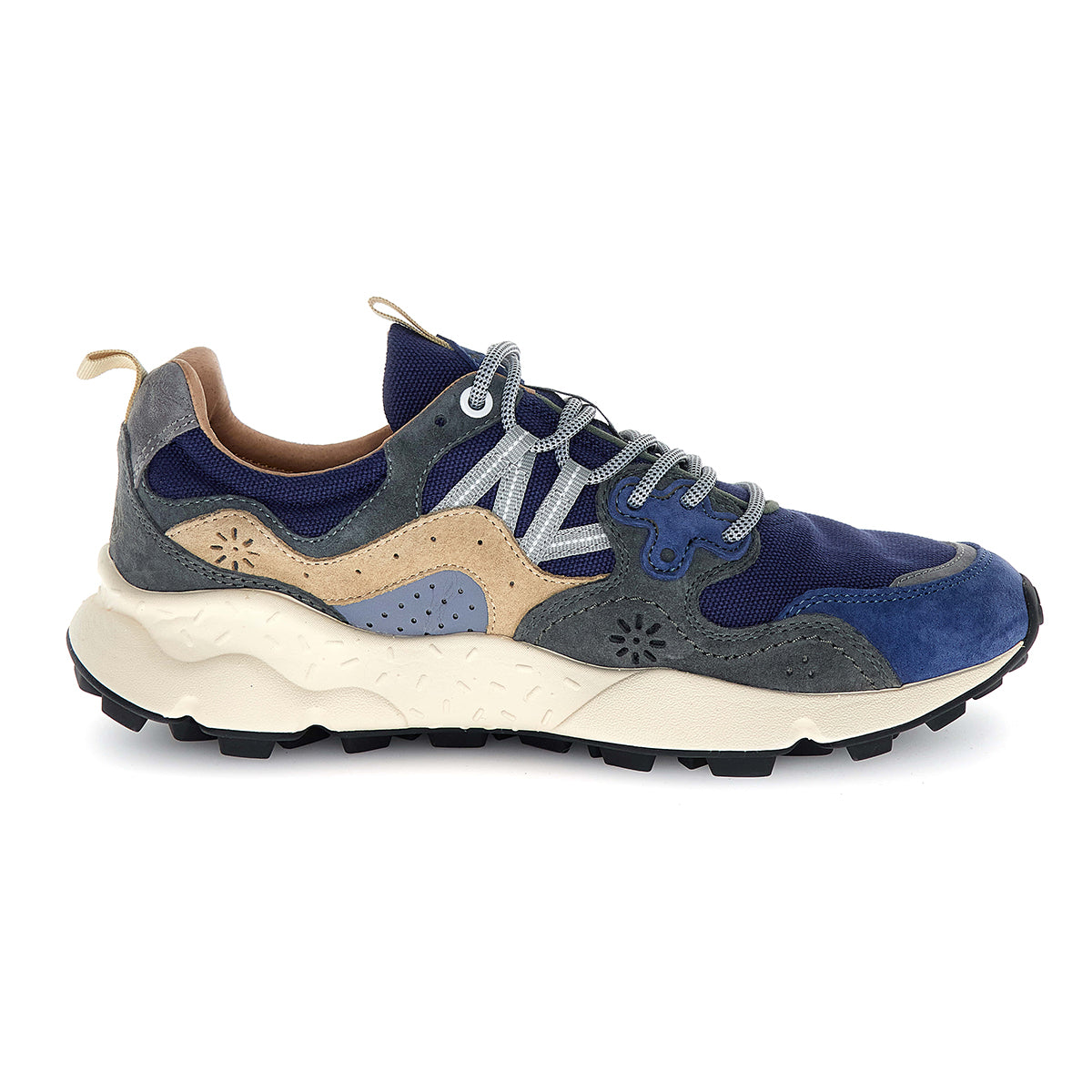 Yamano 3 Man Trainers - Navy/Anthracite