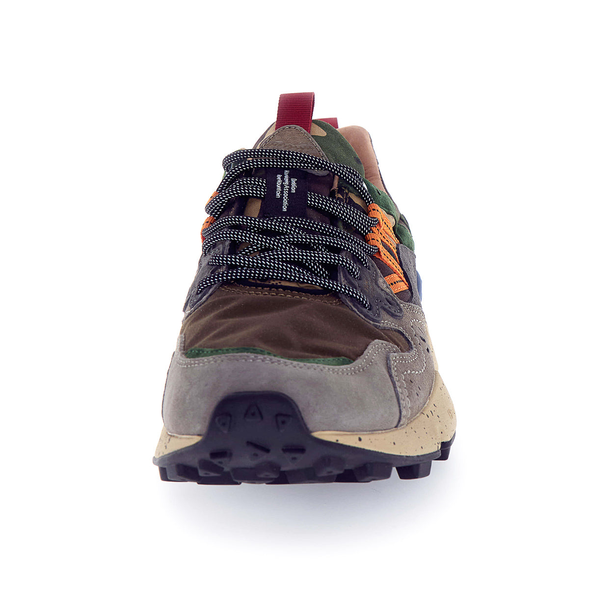 Yamano 3 Man Trainers - Camo Dark Grey/Anthracite/Black